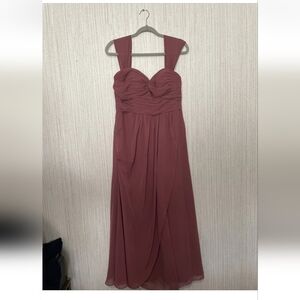 Azazie Size C Custom Size 4-6? Formal Dress Dusty Pink Front Slit